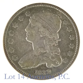 1832 USA Silver Capped Bust Quarter (XF+)