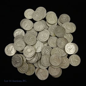 Washington 90% Silver Quarters (80)