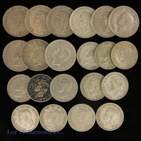Great Britain 50%-Silver & Clad Coins (21)