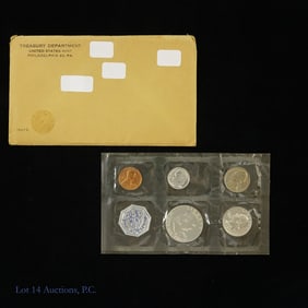 1962 (P) USA 5-Coin Silver Proof Set in OGP