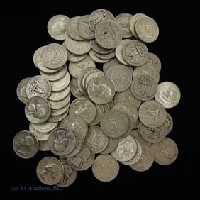 Washington 90% Silver Quarters (80)