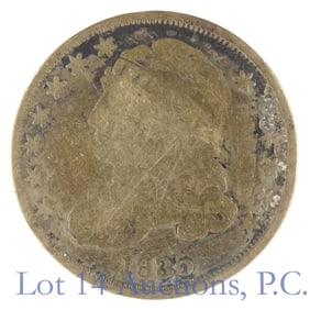 1835 USA Silver Capped Bust Dime VG+ - R-4.5