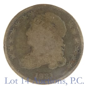 1831 USA Silver Capped Bust Dime - R-4.8