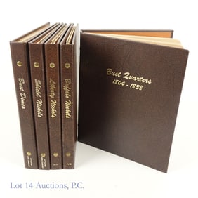 USA Dansco & Littleton Coin Albums - Used (5)