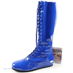 Ric Flair Signed Wrestling Boot, JSA COA