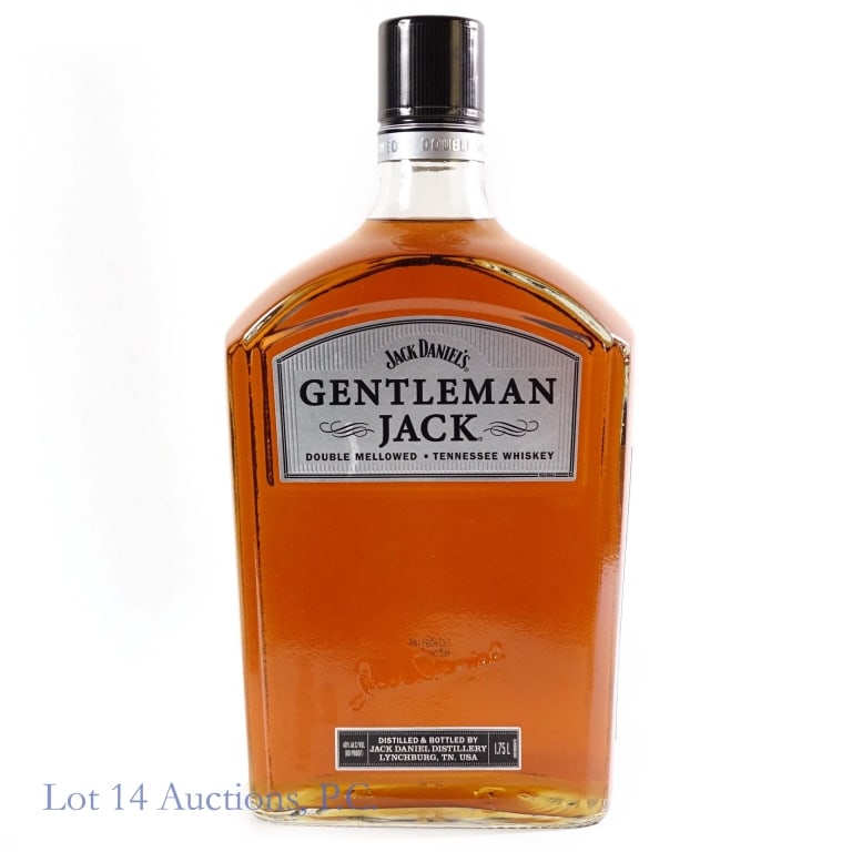 Gentleman Jack Double Mellowed TN Whiskey (1.75L): Gentleman Jack Double Mellowed Tennessee Whiskey, 80 Proof, 1.75L.