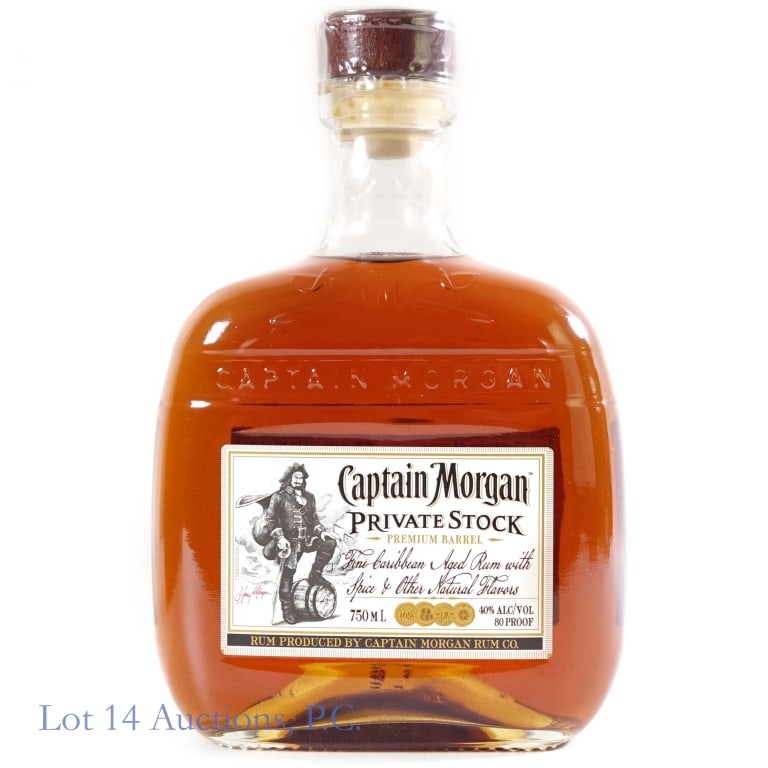 Captain Morgan Pvt Stock Prem Carib Aged Rum 0.75L: 40% abv, 0.75 Liters. Captain Morgan Private Stock Premium Barrel Fine Caribbean Aged Rum with Spice & Other Natural Flavors.