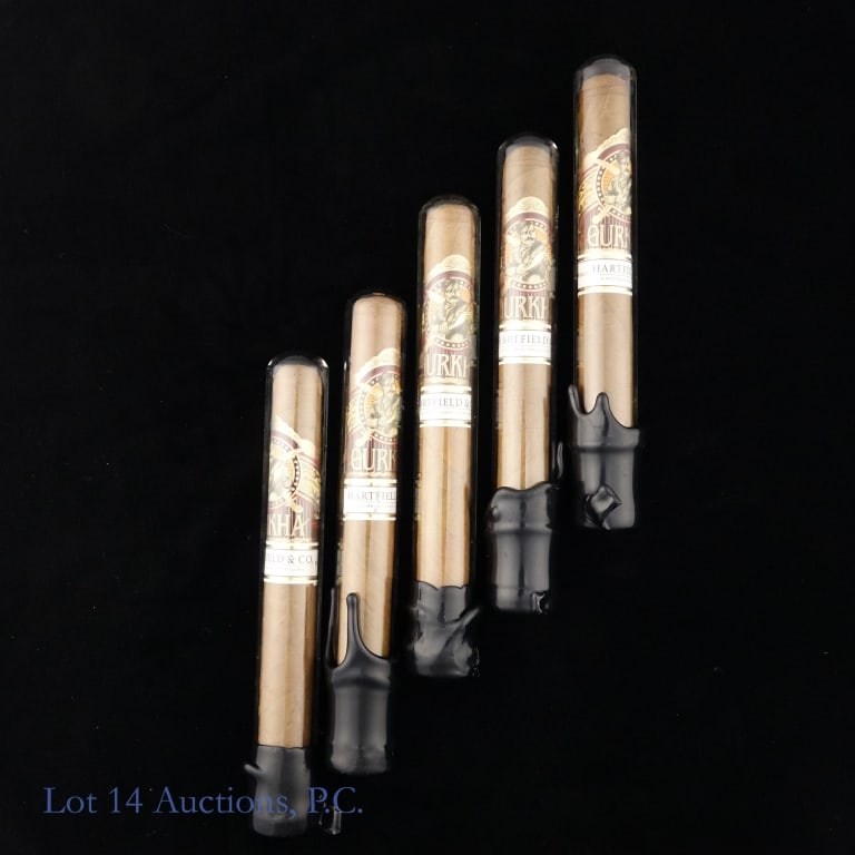 Gurkha Bourbon Collection Toro Cigars (5 Pack): Gurkha Bourbon Collection Toro Cigars (5 Pack). Gurkha Bourbon Collection Toro Cigars, 6" x 50, Pack of 5, Collaboration with Hartfield & Co, Origin: Dominican Republic, Filler: Dominican Republic.