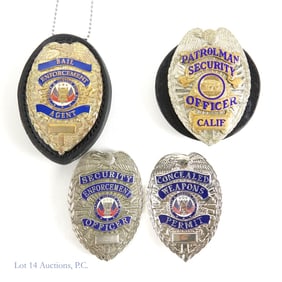 Security / Novelty Badges and Shields (4)