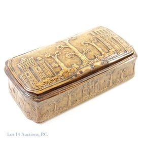 Continental Birchwood Snuff Box (19th c.)