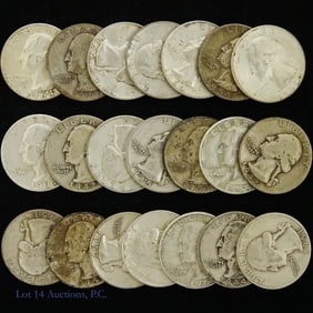 USA 90%-Silver Washington 25c Unsearched (21)
