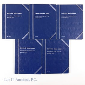 1909 - 1970s USA Lincoln Cent in Folders (319)
