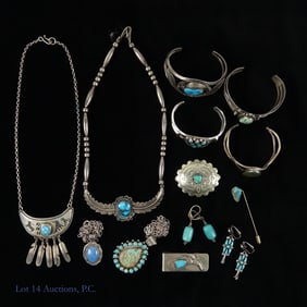 P. Smith, V. Hicks Navajo, American Jewelry