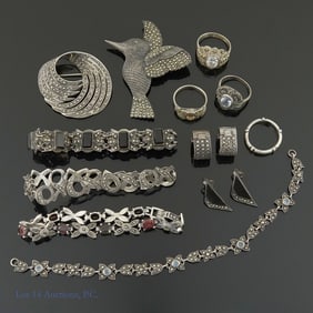 Sterling Silver Marcasite Jewelry