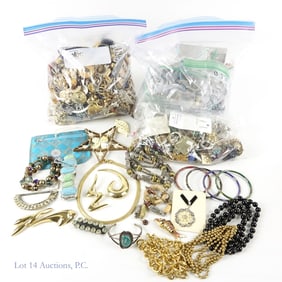 Large Costume Jewelry Lot - 13 Pounds!