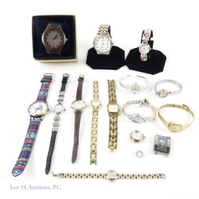 Assorted Watches (12), Hilfiger, Gitano & More