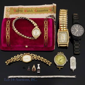 1954 Bulova Men's & 5 Ladies' Watches - GOLD!