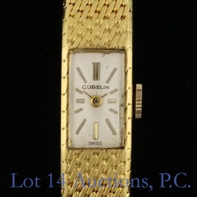 18k Y. Gold Gubelin Ladies Swiss Watch, Running