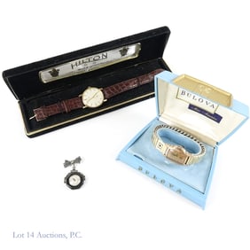Vintage Watches (3) (Bulova, Hilton, Bucherer)