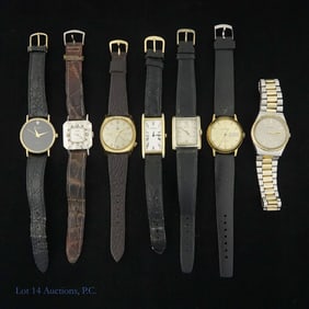 7 Men's Watches - Bulova, Movado, Elgin NR