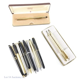 Pens (11) (Cross, Parker Sonnet, more)