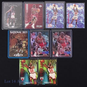 9 Michael Jordan Basketball Cards
