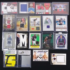 Jerseys, Sheet Metal... Sports Relic Cards, 18