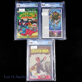 CGC Graded Spider-Man Themed Comic Books (3)