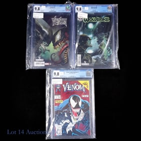 9.8 CGC's Venom & Marvel vs. Alien Comics (3)