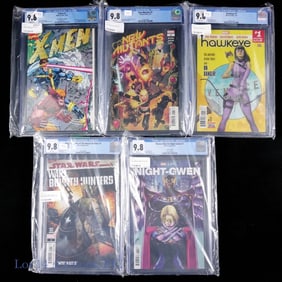 CGC 9.8 Marvel Comic Books, X-Men, Star Wars (5)