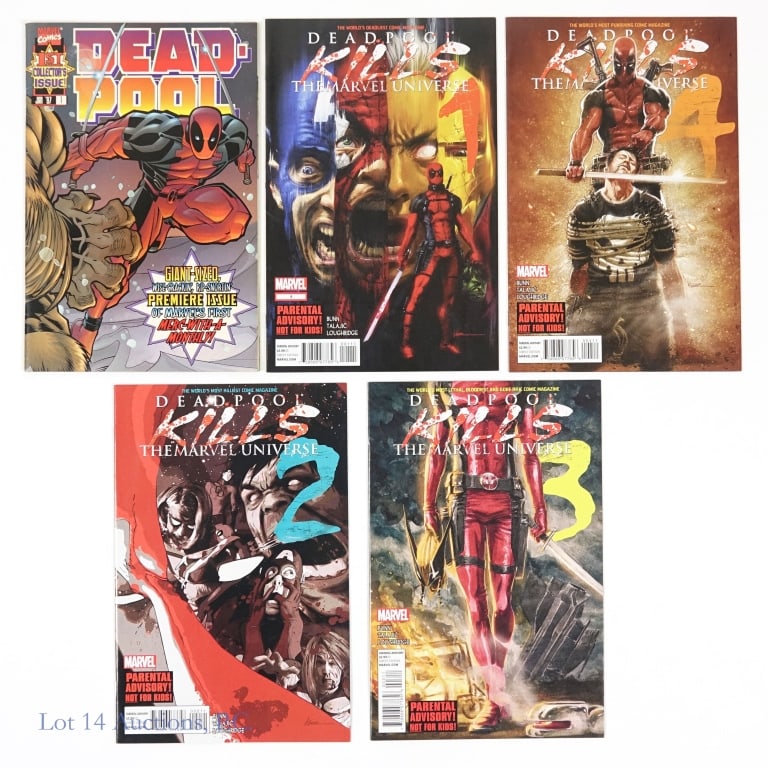 Deadpool Kills Marvel Comics, MARVEL (5): Deadpool Kills Marvel Comics, MARVEL (5)Complete Run of Deadpool Kills The Marvel Universe (#1-4) as well as Deadpool (1997)#1. All issues are Key Issues: #1 (97) - First ongoing Deadpool title series