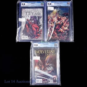 CGC 9.8 Deadpool & DP Adjacent Comic Books (3)