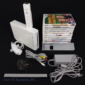 Wii Console & Games (10)