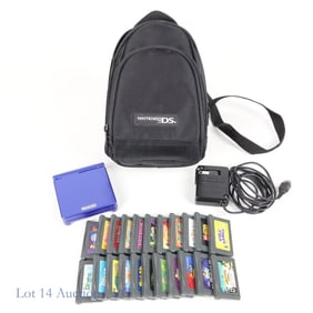 Nintendo Game Boy Advance SP & Games (22)