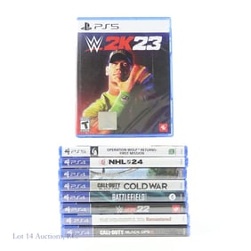 PS4 and PS5 Games (9), Factory Sealed