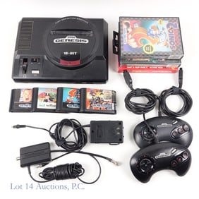 Sega Genesis Console & Games (7)