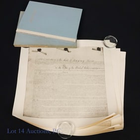 US Constitution Collotype & Early Documents Book