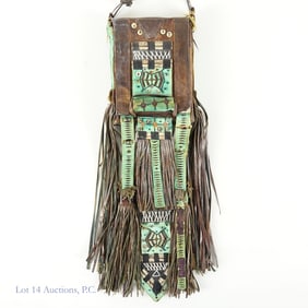 African Leather Tribal Tuareg Pouch