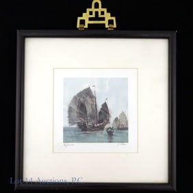 P. Chan Watercolor Print Signed and Numbered
