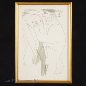 Picasso Litho "Homme et Femme"