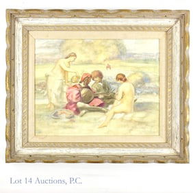 Unique Unsigned Watercolor Painting