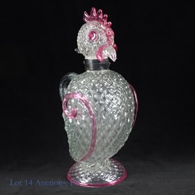 Flavio Poli Bird Decanter Murano Glass