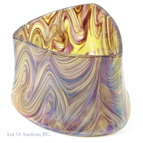 Kralik Art Glass Bowl (Early 20th c)