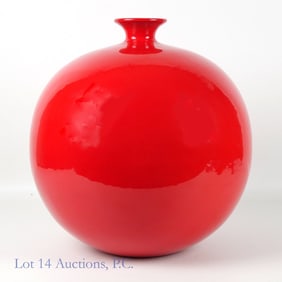 Large Midcentury Italian Ceramic Vase