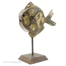 Manuel Felguerez Steel Fish Sculpture