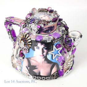 Elizabeth Taylor Bejeweled Teapot - Julie Wishmeyer
