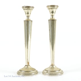 Sterling Candlesticks (Weighted) - 1941 Dog Award