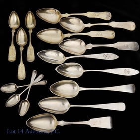 Silver Spoons, 1846, 1886.... (15)