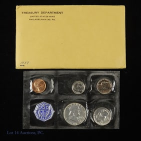 1957 (P) USA 5-Coin Silver Proof Set in OGP