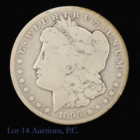 1895-S USA Silver Morgan Dollar - Key Date
